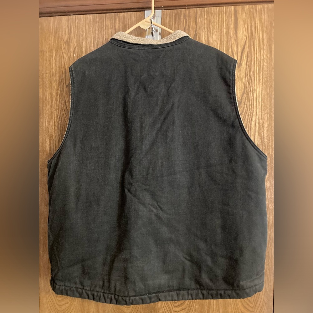 Wolverine Dark Gray Vest with Soft Cream Lining - Picture 7 of 8